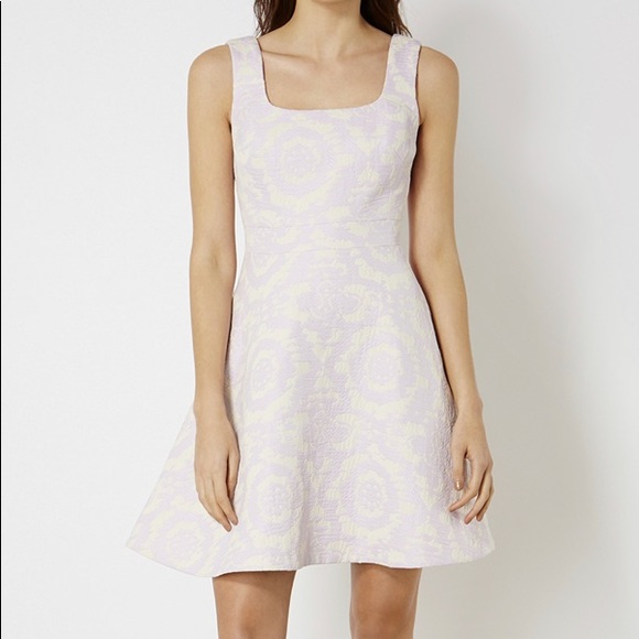 Karen Millen Floral Jacquard Dress Size 10